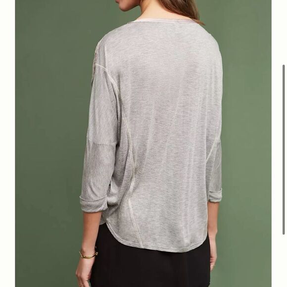 Anthropologie Tiny Hazel Lace Dolman Oversized Top - Picture 3 of 12